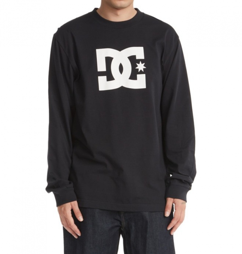 Hombre Camiseta DC Shoes DC Star Long Sleeve Negras | ZSX-496873