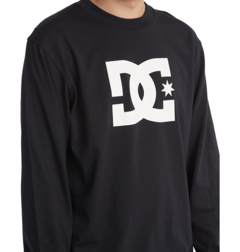 Hombre Camiseta DC Shoes DC Star Long Sleeve Negras | ZSX-496873