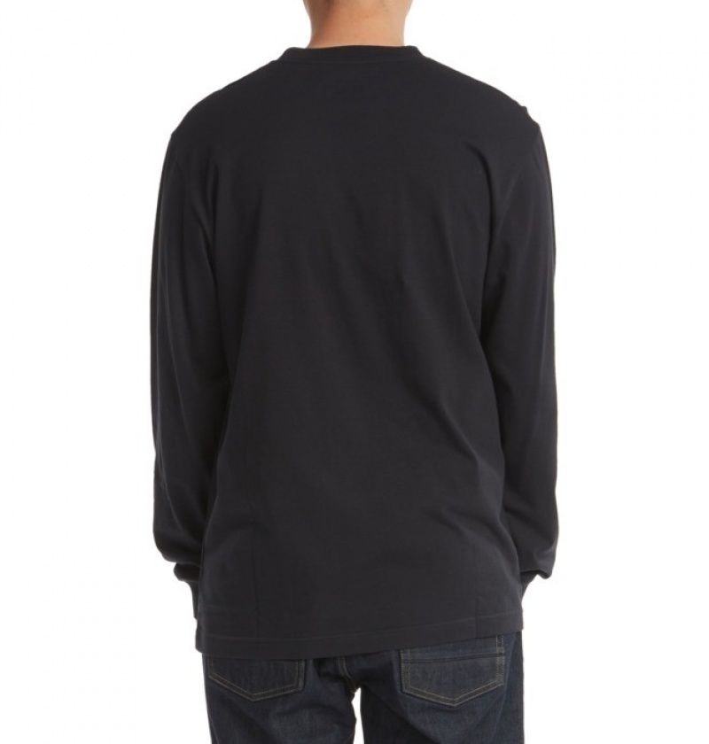 Hombre Camiseta DC Shoes DC Star Long Sleeve Negras | ZSX-496873