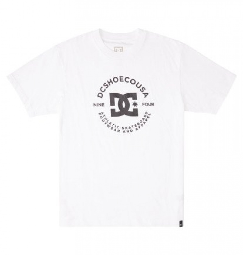 Hombre Camiseta DC Shoes DC Star Pilot Blancas | WYZ-236708