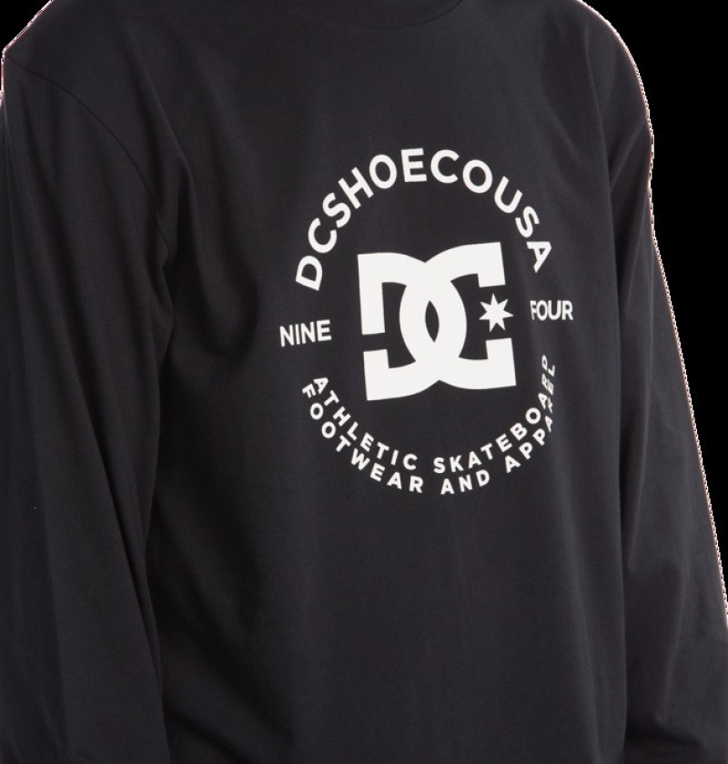 Hombre Camiseta DC Shoes DC Star Pilot Long Sleeve Negras | CQI-260475