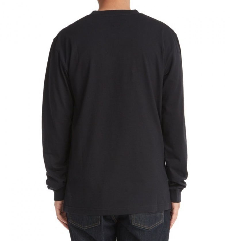 Hombre Camiseta DC Shoes DC Star Pilot Long Sleeve Negras | CQI-260475