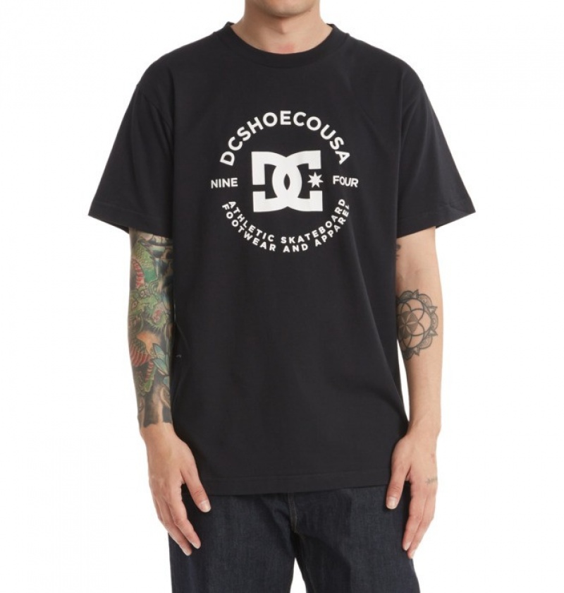 Hombre Camiseta DC Shoes DC Star Pilot Negras | GAR-032418