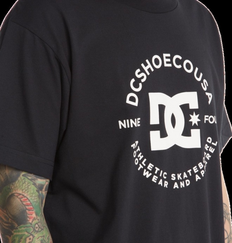 Hombre Camiseta DC Shoes DC Star Pilot Negras | GAR-032418