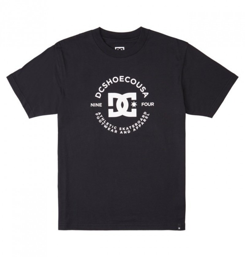 Hombre Camiseta DC Shoes DC Star Pilot Negras | GAR-032418