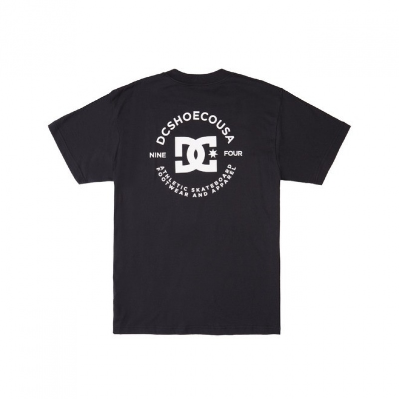 Hombre Camiseta DC Shoes DC Star Pilot Negras | TEL-418920