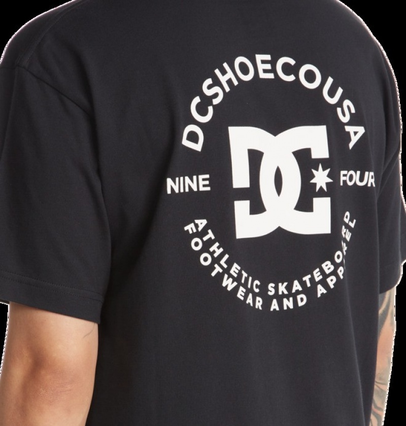 Hombre Camiseta DC Shoes DC Star Pilot Negras | TEL-418920