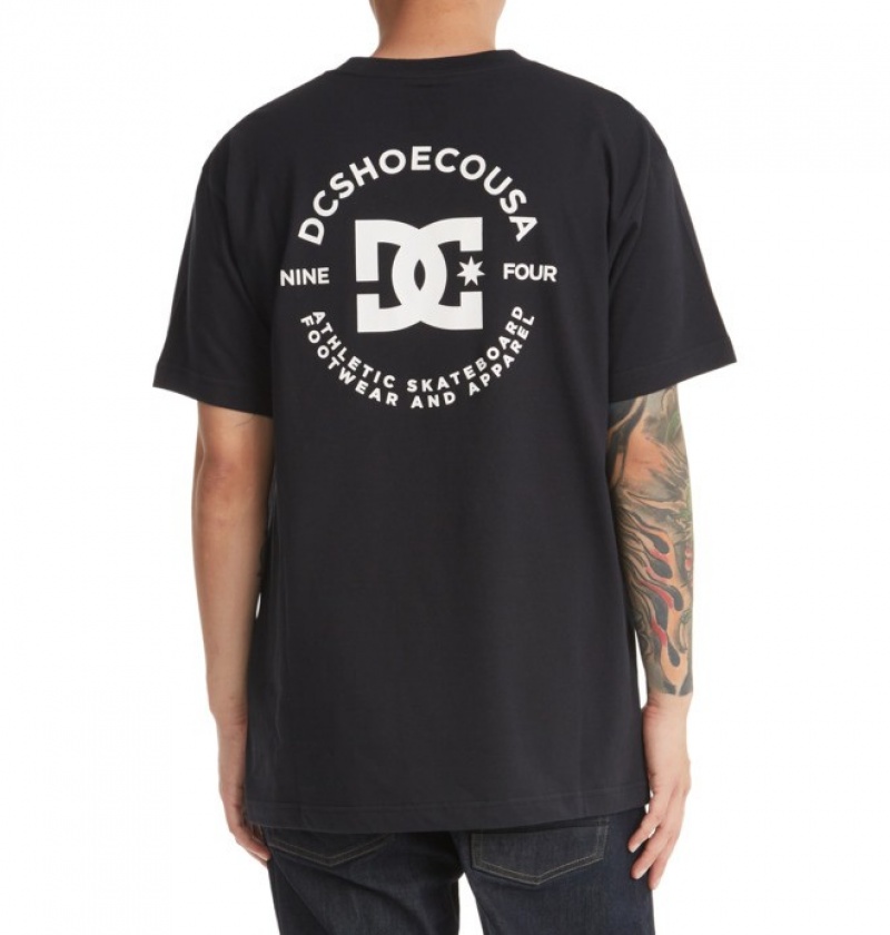 Hombre Camiseta DC Shoes DC Star Pilot Negras | TEL-418920