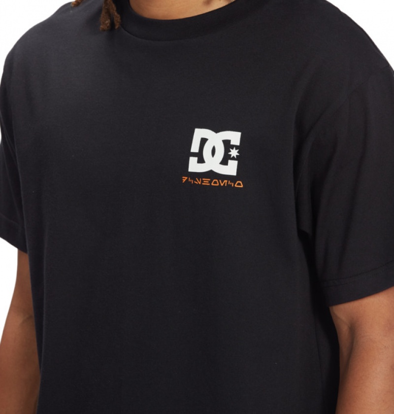 Hombre Camiseta DC Shoes Star Wars | Luke Class Negras | NWK-954638