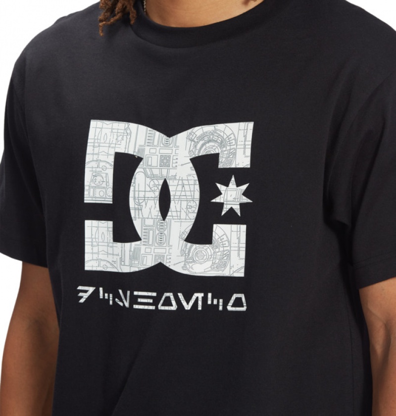 Hombre Camiseta DC Shoes Star Wars | Star Lightside Negras | STD-038564