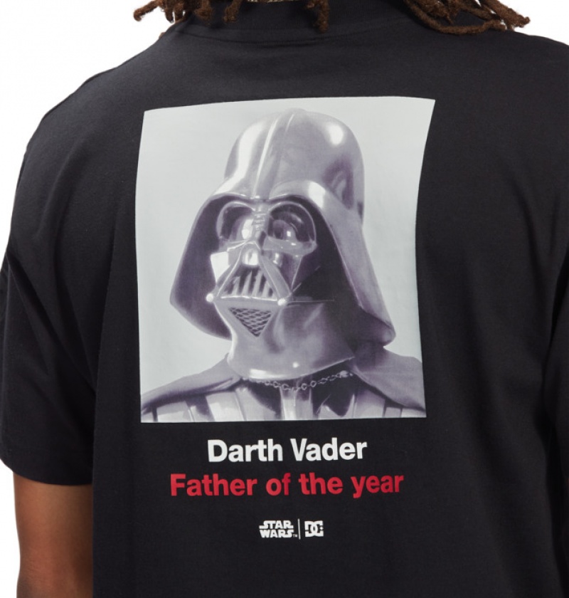 Hombre Camiseta DC Shoes Star Wars | Vader Class Negras | KLM-610593