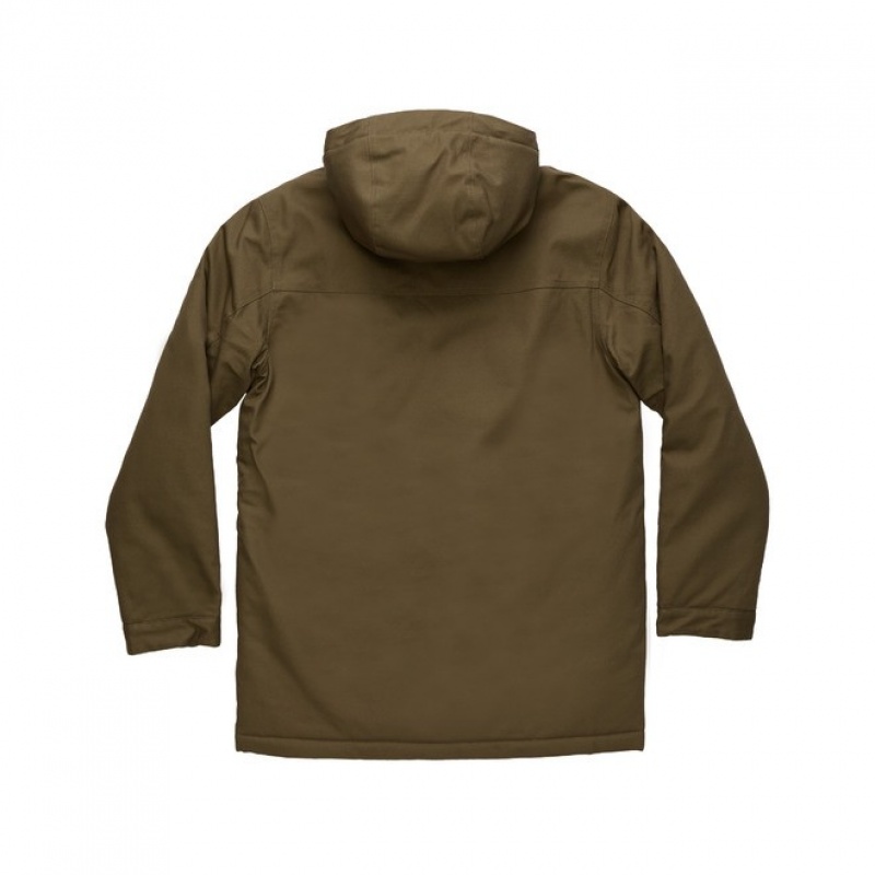 Hombre Chaquetas DC Shoes Canondale S Kapucí Parka Verde Oscuro | ZTH-690518