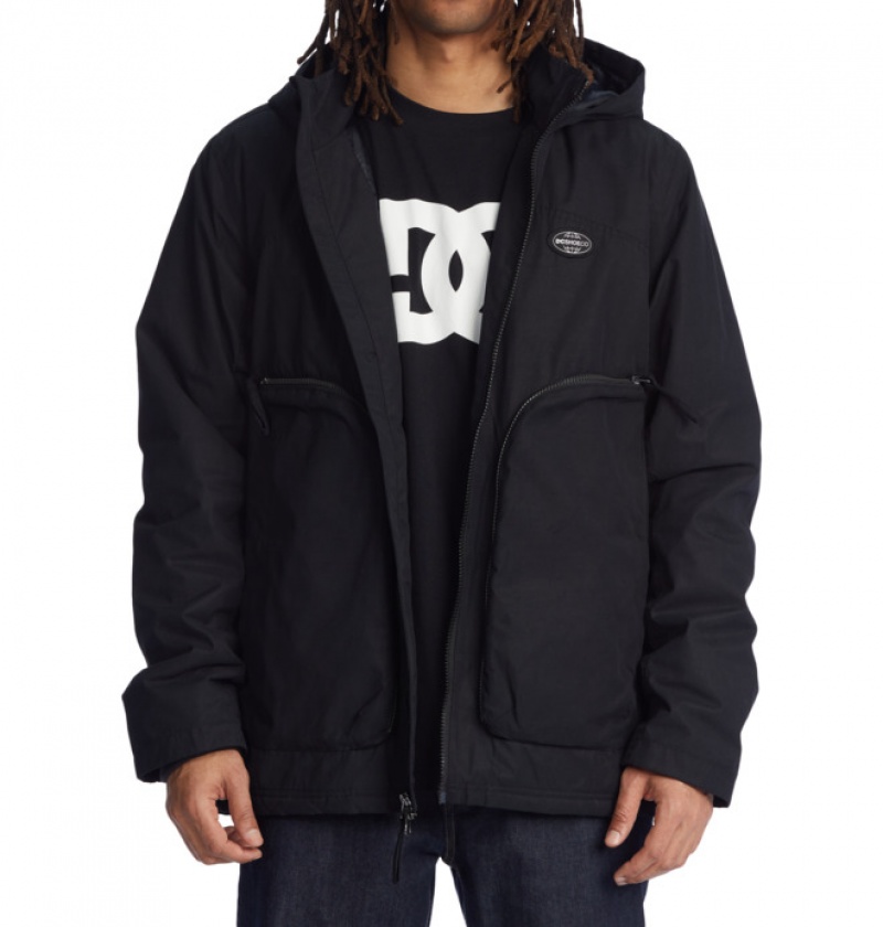 Hombre Chaquetas DC Shoes Tactful Negras | FON-078395