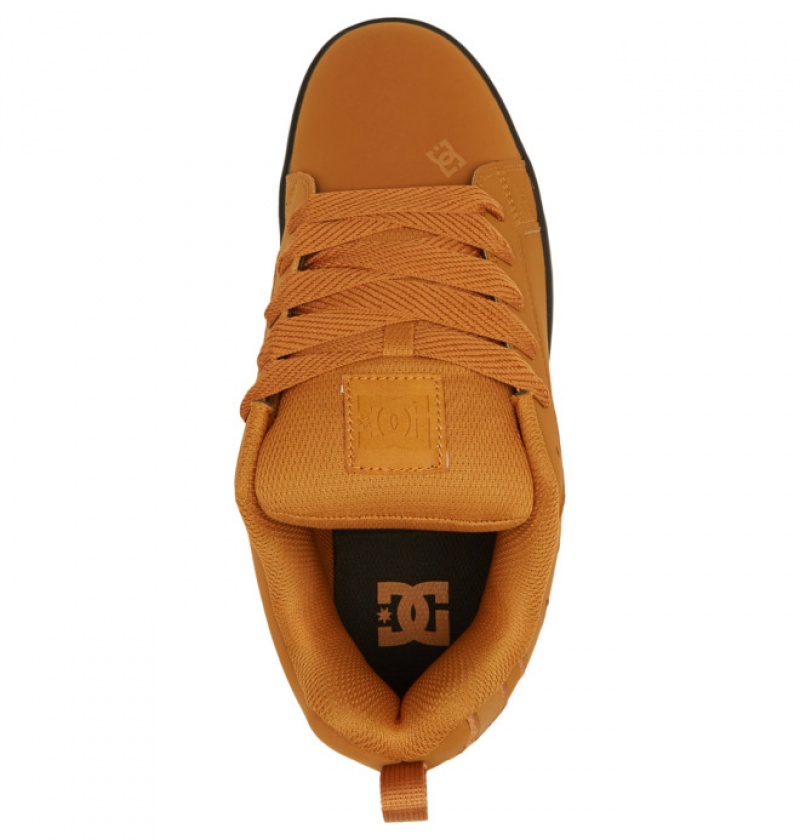 Hombre Court Graffik DC Shoes Marrones | BIH-876935