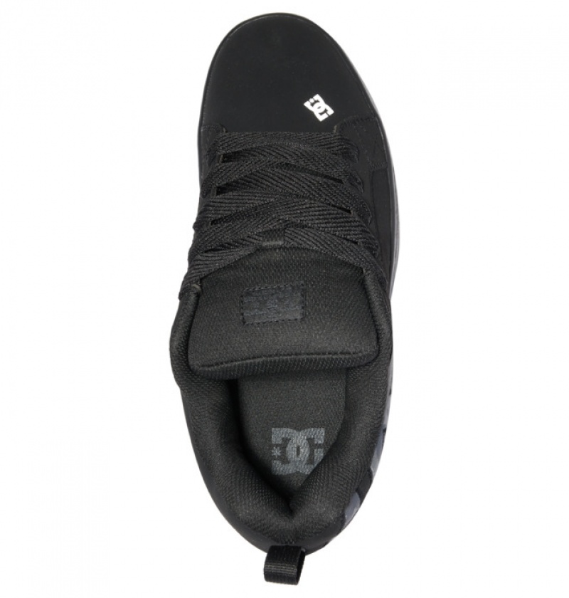 Hombre Court Graffik DC Shoes Negras Negras Negras | XOY-469870