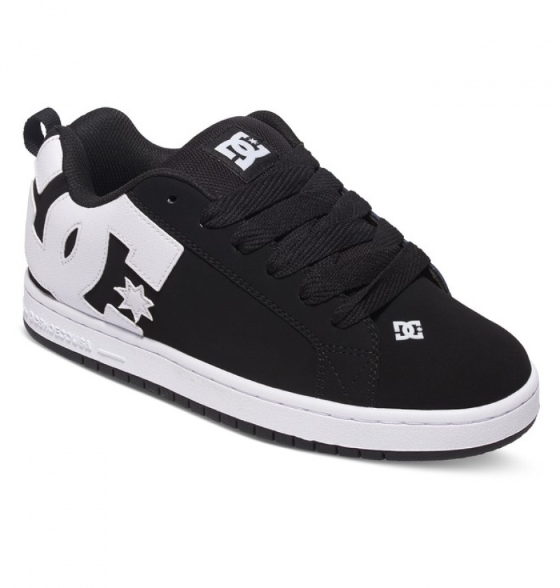 Hombre Court Graffik DC Shoes Negras | XLJ-270863