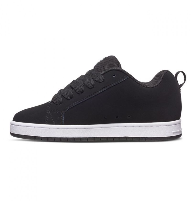 Hombre Court Graffik DC Shoes Negras | XLJ-270863