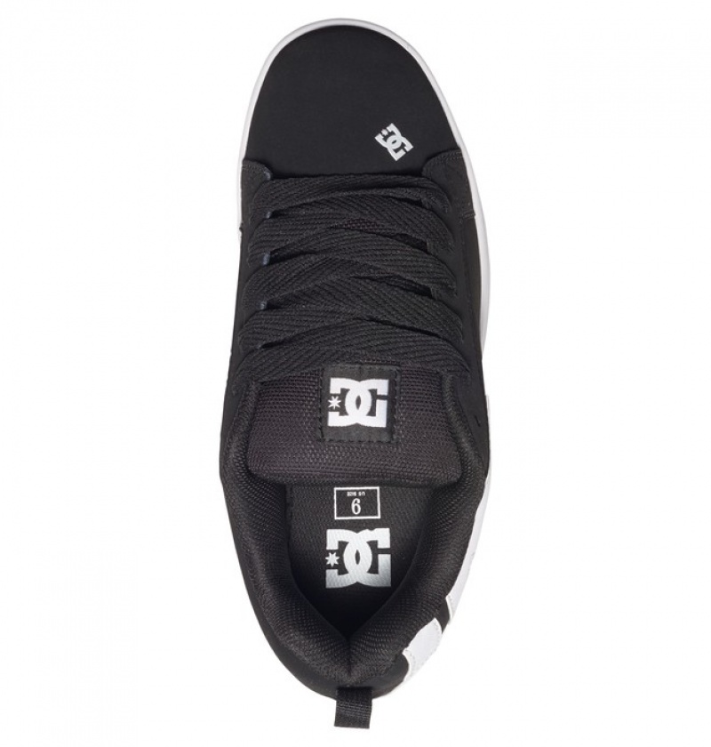 Hombre Court Graffik DC Shoes Negras | XLJ-270863