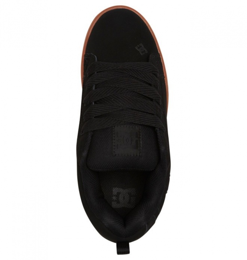 Hombre Court Graffik DC Shoes Negras | ZHL-318025