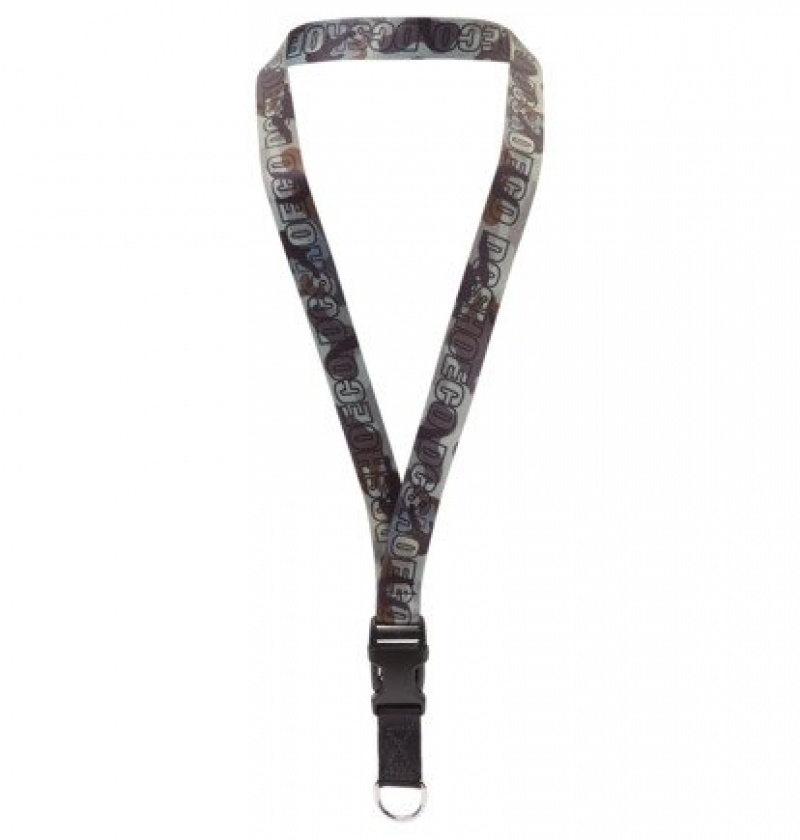 Hombre Lanyards DC Shoes Camuflaje | BJN-823541