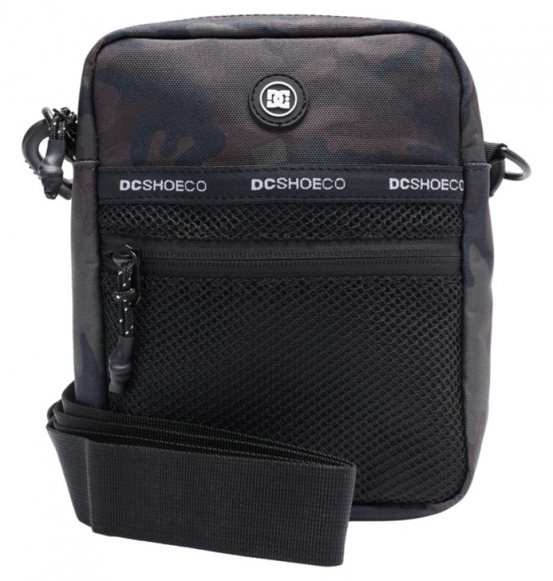 Hombre Mochilas DC Shoes Starcher 5 2.5 L Small Messenger Negras Camuflaje | JXY-316754