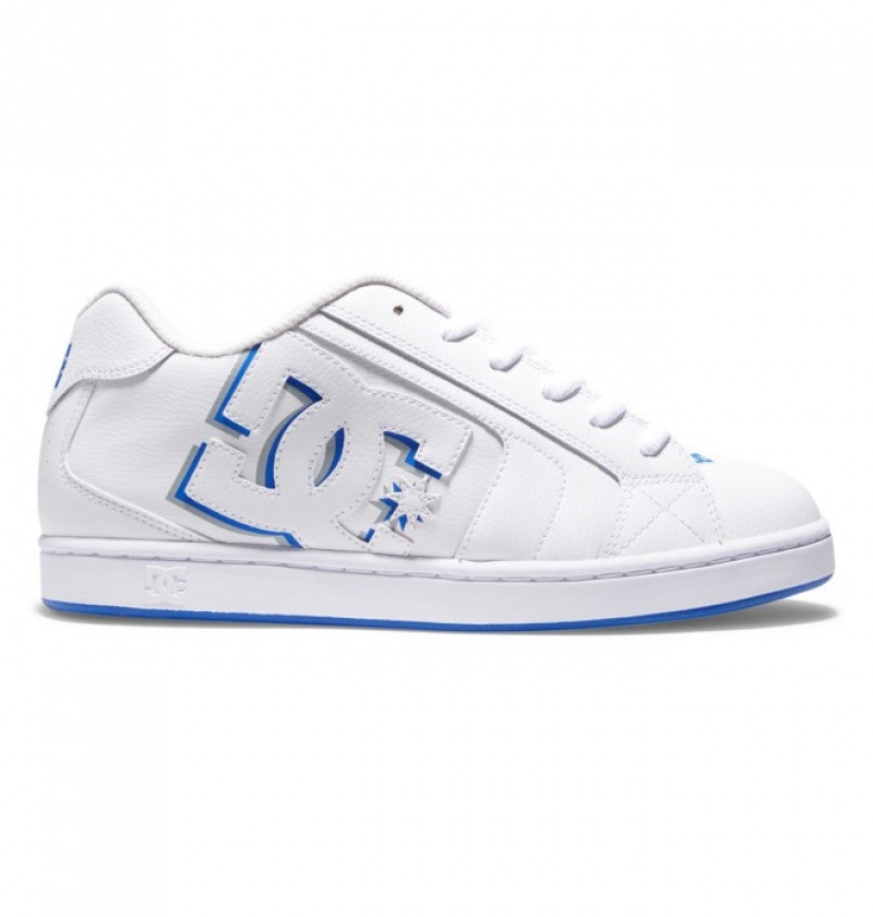 Hombre Net DC Shoes Blancas Azul Real | DCS-261035