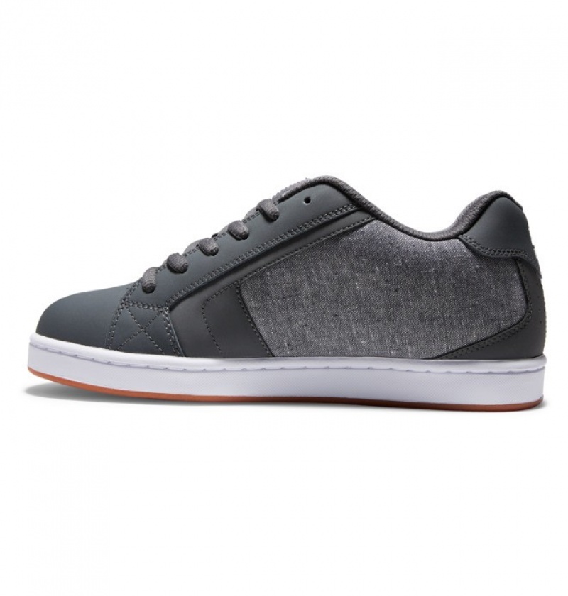 Hombre Net DC Shoes Gris | SQL-548932