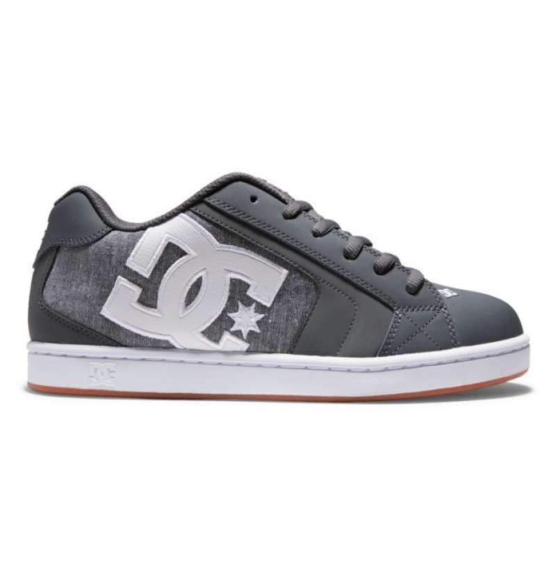 Hombre Net DC Shoes Gris | SQL-548932