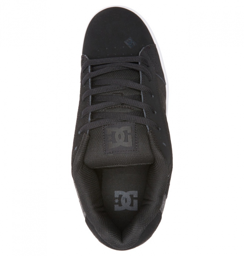 Hombre Net DC Shoes Negras Negras Gris | VRX-051738