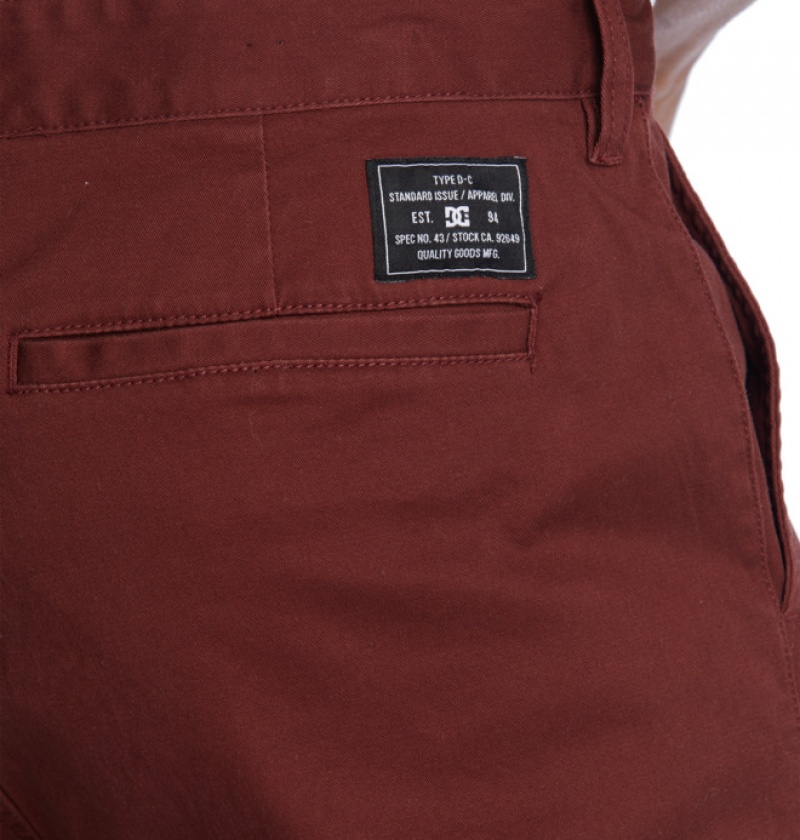 Hombre Pantalon DC Shoes Worker Relaxed Fit Chino ANDORRA | JTU-273681