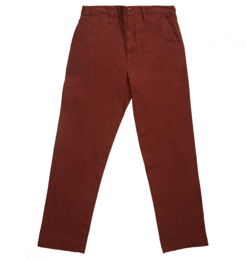 Hombre Pantalon DC Shoes Worker Relaxed Fit Chino ANDORRA | JTU-273681