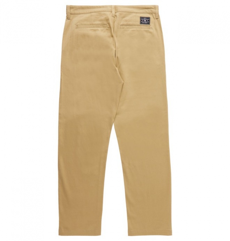 Hombre Pantalon DC Shoes Worker Relaxed Fit Chino INCENSE | IXL-263504