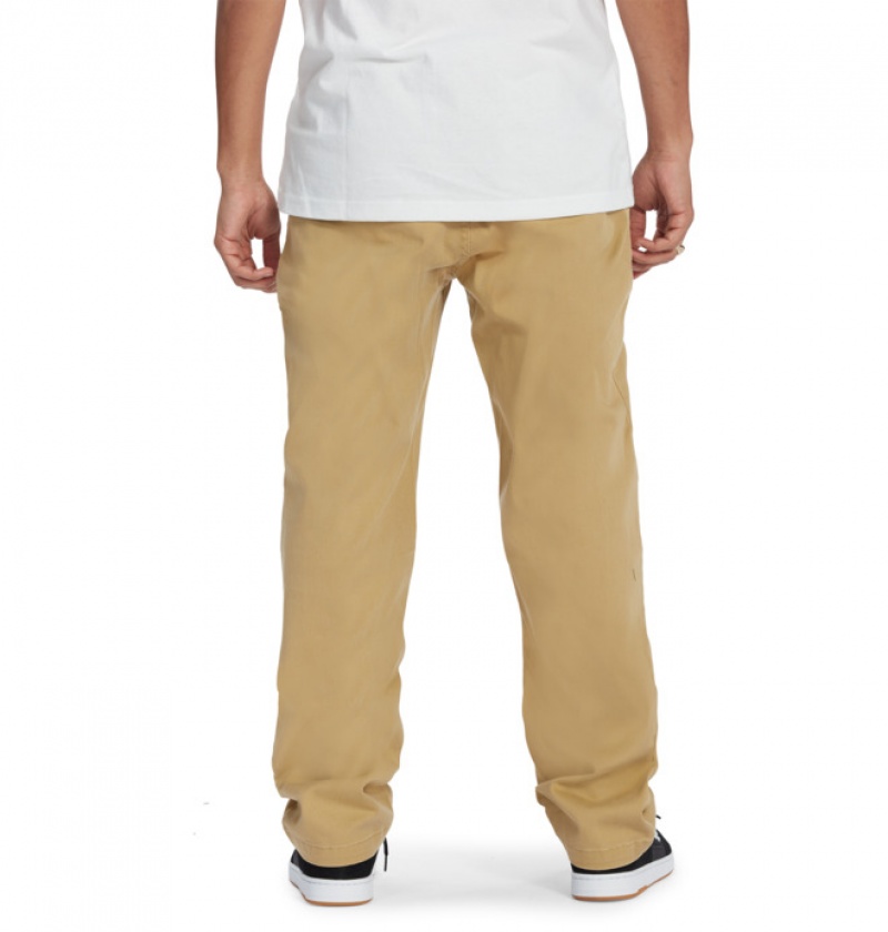 Hombre Pantalon DC Shoes Worker Relaxed Fit Chino INCENSE | IXL-263504