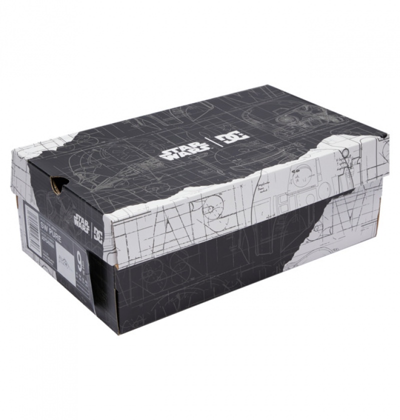 Hombre Pure DC Shoes Blancas Negras Azules | KJL-631284