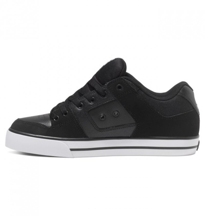 Hombre Pure DC Shoes Negras Negras Blancas | WSF-870635