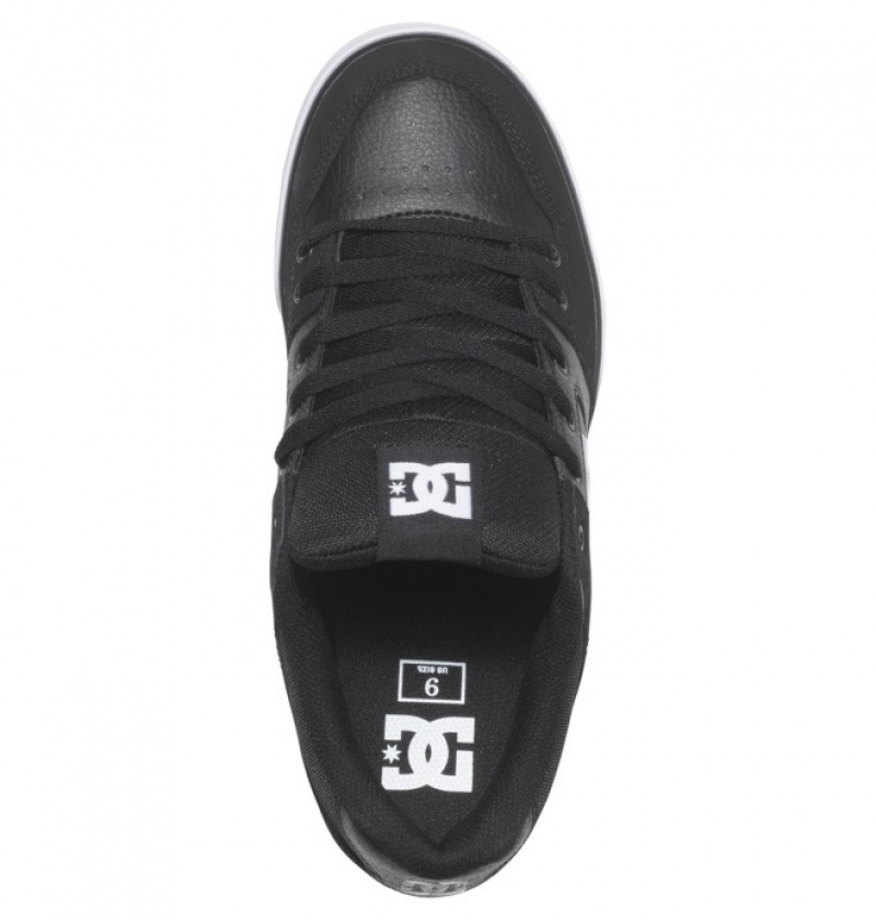 Hombre Pure DC Shoes Negras Negras Blancas | WSF-870635