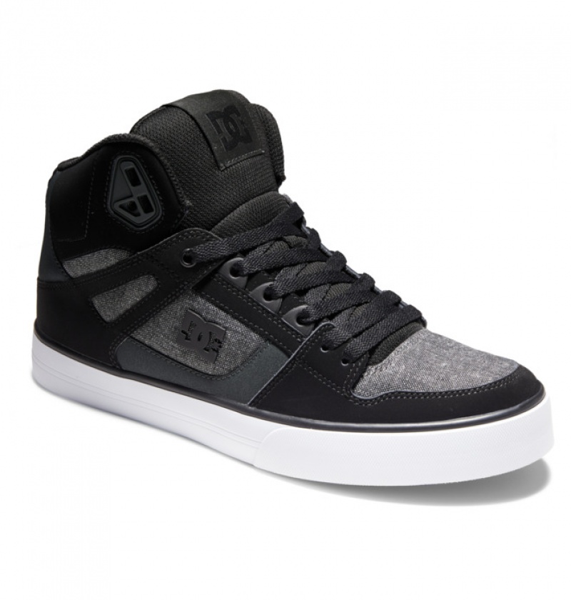 Hombre Pure DC Shoes Negras Negras | FWY-934761