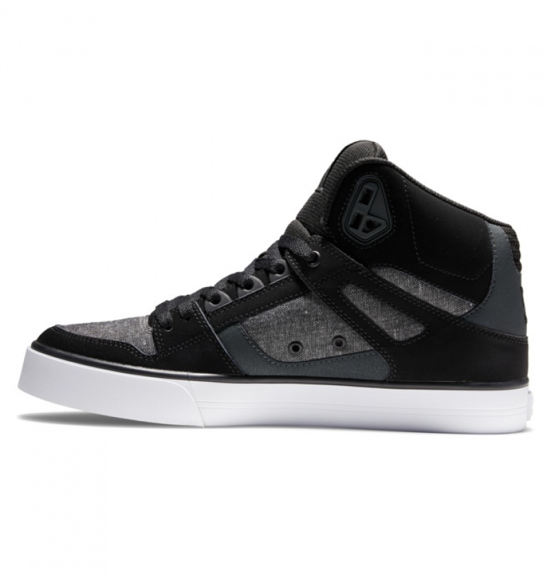 Hombre Pure DC Shoes Negras Negras | FWY-934761