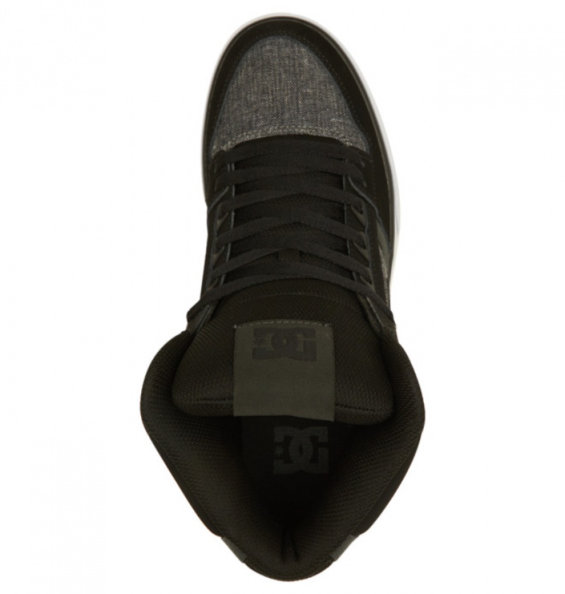 Hombre Pure DC Shoes Negras Negras | FWY-934761