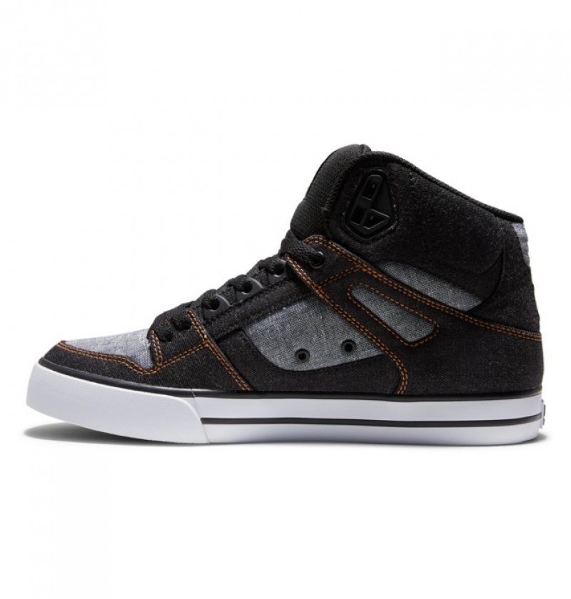 Hombre Pure DC Shoes Negras Negras | REB-216705