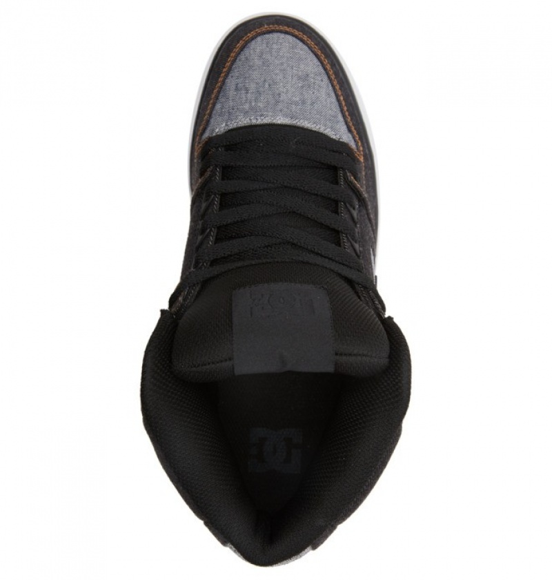 Hombre Pure DC Shoes Negras Negras | REB-216705