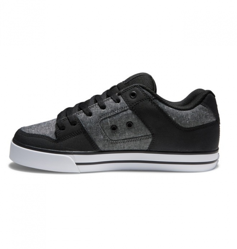 Hombre Pure DC Shoes Negras Negras | YBJ-523967