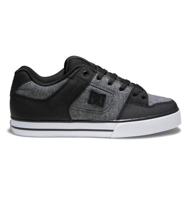 Hombre Pure DC Shoes Negras Negras | YBJ-523967