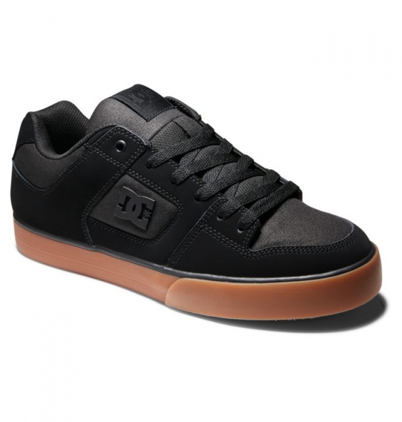 Hombre Pure DC Shoes Negras | YFG-625140