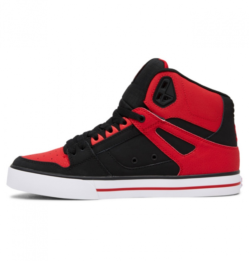 Hombre Pure DC Shoes Rojas Blancas Negras | VAM-219084