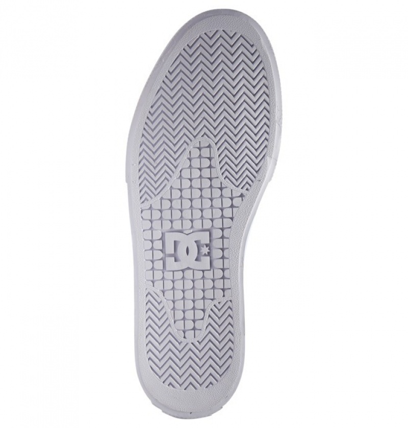 Hombre Slip On DC Shoes Manual Blancas | AGJ-147635