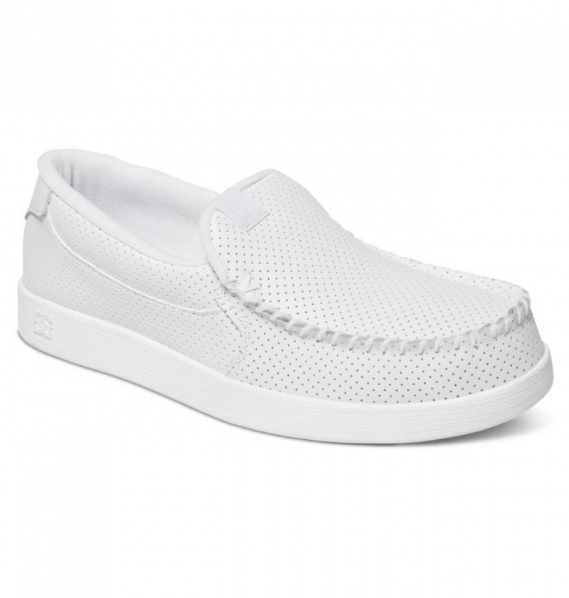 Hombre Slip On DC Shoes Villain Blancas | XEJ-576394