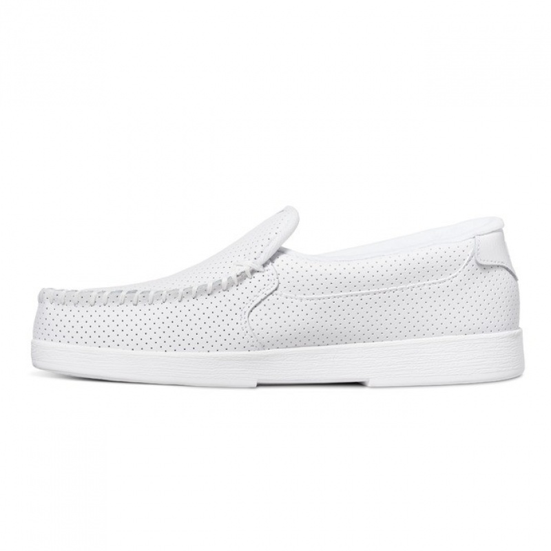 Hombre Slip On DC Shoes Villain Blancas | XEJ-576394