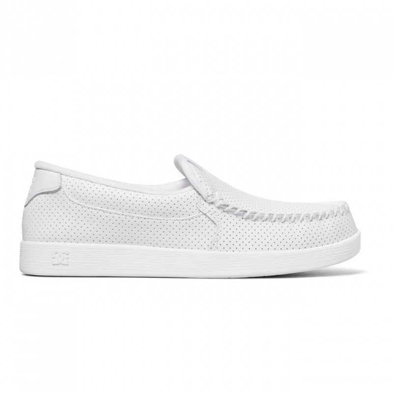 Hombre Slip On DC Shoes Villain Blancas | XEJ-576394