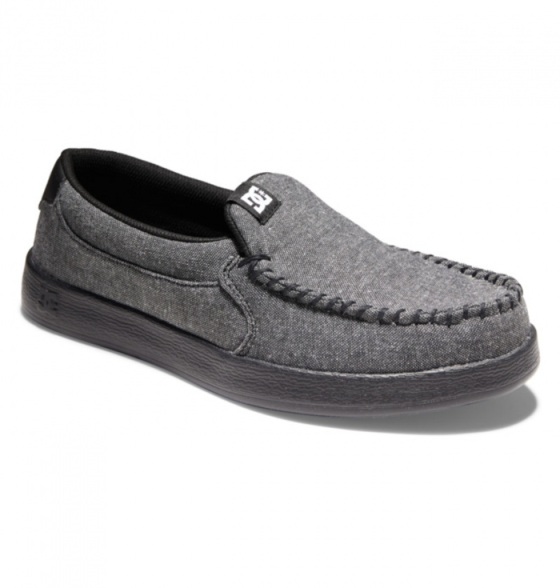 Hombre Slip On DC Shoes Villain Negras | NKD-475689